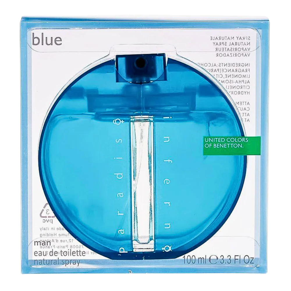 United Colors Of Benetton Paradiso Inferno Blue Men 100ml EDT